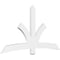 Ekena Millwork Davenport Architectural Grade PVC Gable Bracket, 84"W x 45 1/2"H x 2"D x 6"F, 13/12 Pitch GBP084X46X0206DAV00 - alternate 1